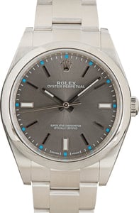 Rolex Oyster Perpetual 114300 Rhodium