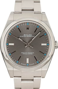 Rolex Oyster Perpetual 114300 Rhodium