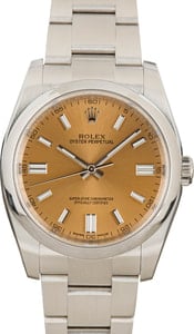 Rolex Oyster Perpetual 116000 White Grape Dial