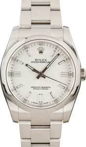 Rolex Oyster Perpetual 116000 White Dial