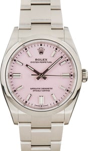 Pre-Owned Rolex Oyster Perpetual 126000 Pink Dial