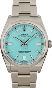 Rolex Oyster Perpetual 126000 Turquoise Blue