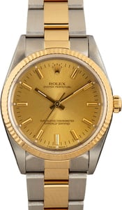 Pre-Owned Rolex Oyster Perpetual 14233 Champagne Dial