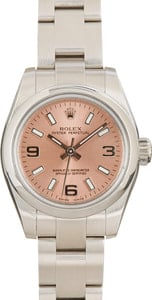 Ladies Rolex Oyster Perpetual 176200 Pink Dial