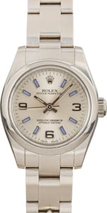 Ladies Rolex Oyster Perpetual 176200 Silver Dial