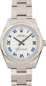 Rolex Oyster Perpetual 31 ref 177200 White Dial