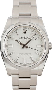 Rolex Oyster Perpetual 116000 White Dial