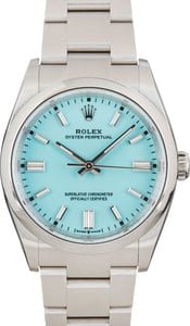 Rolex Oyster Perpetual 126000 Turquoise Blue