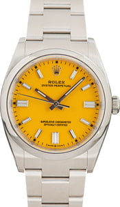 Rolex Oyster Perpetual 126000 Yellow Dial