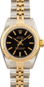 Rolex Ladies Oyster Perpetual 67193 Fluted Bezel