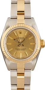 Ladies Rolex Oyster Perpetual 67193 Champagne