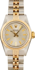 Women's Rolex Oyster Perpetual 67193 Silver Dial