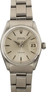 Rolex OysterDate 6466 Silver Dial