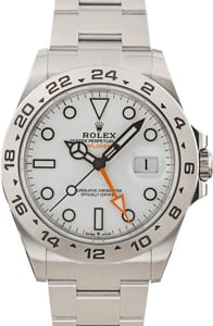 Rolex Explorer II 226570 White Chromalight Dial