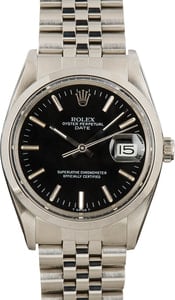 Rolex Date 15000 Black Dial