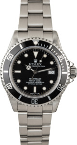 Used Rolex Sea-Dweller 16600 Black Luminous Dial