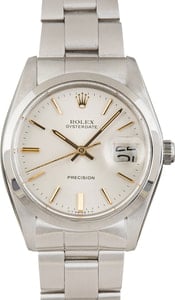 Rolex OysterDate Ref 6694 Silver Dial