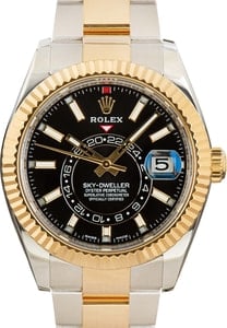 Pre-Owned Rolex Sky-Dweller 326933 Black Dial