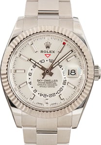 Rolex Sky-Dweller 326934 Stainless Steel and White Gold