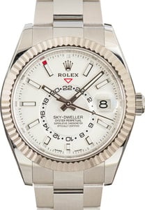 PreOwned Rolex Sky-Dweller 326934 White Dial