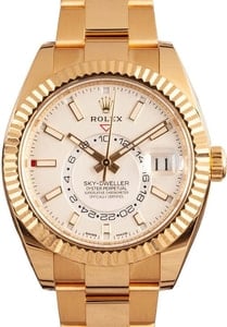 Rolex Sky-Dweller Ref 326938 18k Yellow Gold