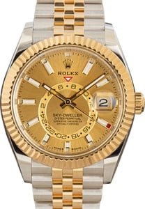 Rolex Sky-Dweller 336933 Stainless Steel & 18k Yellow Gold