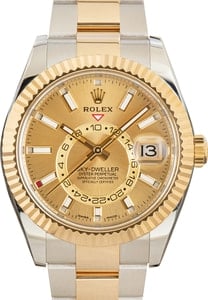 Rolex Sky-Dweller 326933 Oystersteel & 18k Yellow Gold