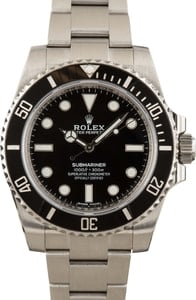 Used Rolex Submariner 114060 No Date Dial