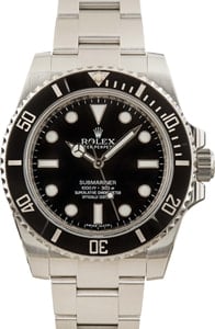 Pre-Owned Rolex Submariner 114060 Stainless Steel