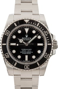 Pre-Owned Rolex Submariner 114060 Stainless Steel