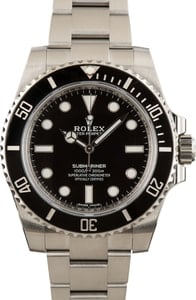 Rolex Submariner 114060 Ceramic No Date