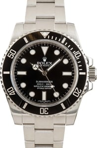 Pre-Owned Rolex Submariner 114060 Stainless Steel