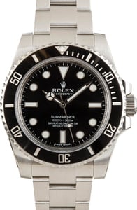 Rolex Submariner 114060 Ceramic No Date