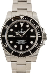 Men's Rolex Submariner 114060 Ceramic Bezel