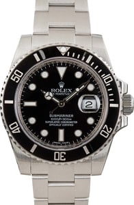 Used Rolex Submariner 116610 Black Dial