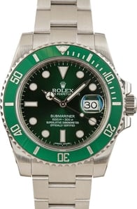 Pre-Owned Rolex Submariner 116610LV Green Hulk