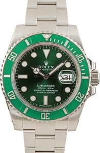 Pre-Owned Rolex Submariner 116610LV Green Hulk