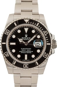 Used Rolex Submariner 116610 Black Dial