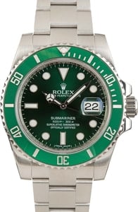 Pre Owned Rolex Submariner 116610LV Ceramic 'Hulk'