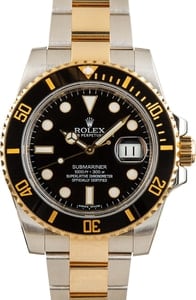 Men's Rolex Submariner 116613 Black Dial