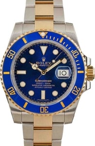 Rolex Ceramic Submariner 116613 Blue Dial