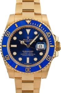 Rolex Submariner 116618 Blue Dial