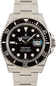 Mens Rolex Submariner 126610 Black Dial