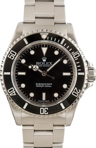 Mens Rolex Submariner 14060M No Date Dial