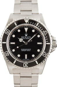 Mens Rolex Submariner 14060M No Date Dial