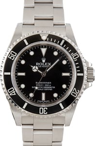 Mens Rolex Submariner 14060M No Date Dial