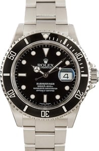 Rolex Oyster Perpetual Submariner 16610 Black Bezel