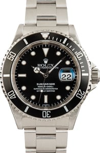 Submariner Rolex 16610 Black