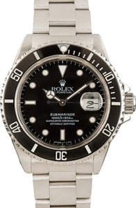 Rolex Submariner 16610 Black Dial