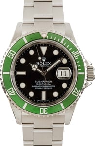 Pre-Owned Rolex 40MM Anniversary Submariner 16610V